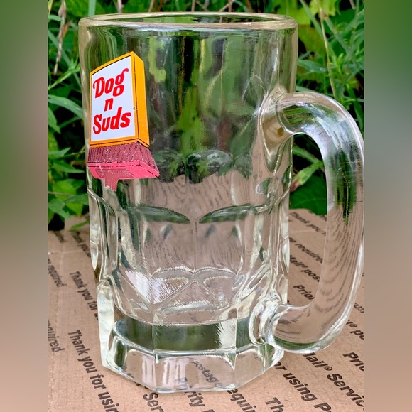 COPY - Vintage Mid Century Heavy Thumb Print DOG N SUDS Rootbeer Mug - Picture 11 of 16